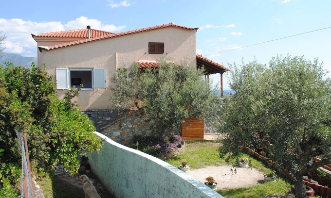 Stoupa Apartment | Peaceful apartment with gorgeous view over sea and village