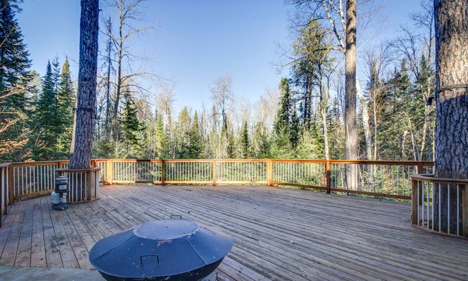 Hibbing House | Peaceful Hibbing Getaway: Heated Floors, Fire Pit!