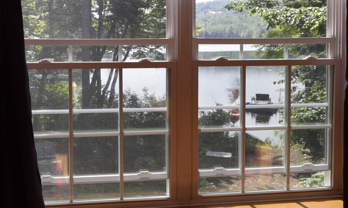 Parsonsfield House | Peaceful lakeside getaway. Enjoy morning coffee listening to the loons.