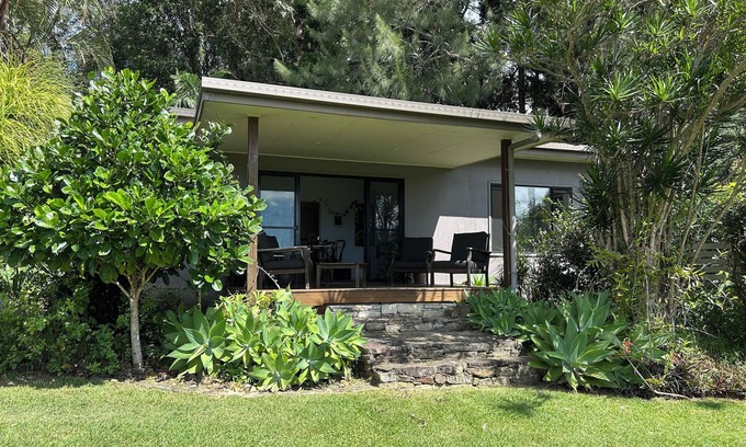 Myocum House | Peaceful retreat with panoramic hinterland views, 20 mins to Byron beaches