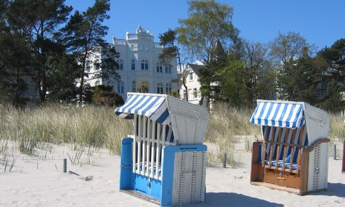 Binz Villa | Peaceful, sunny 4* vacation apartment directly on the beach promenade, beach