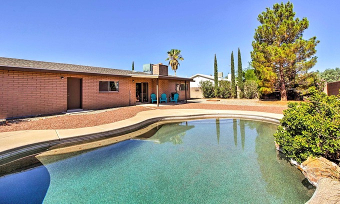 Pearce House | Pearce-Sunsites Home w/ Pool & Desert Mtn Views!