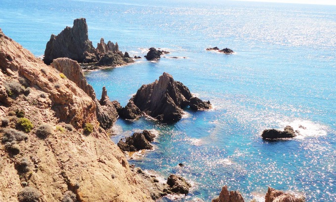 Las Herrerias Apartment | Penthouse with shared pool. sea views and 50 meters from beach