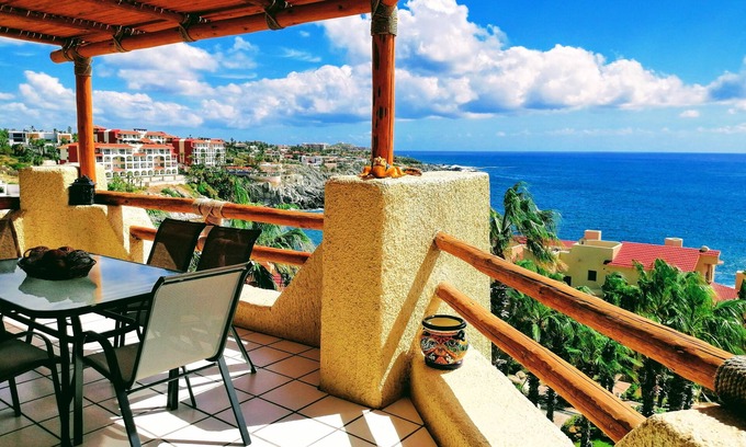Cabo Bello Condo | Penthouse Birds Eye Wrap-Around Ocean Views 2 Bdm Sleeps 5 Enhanced Cleaning