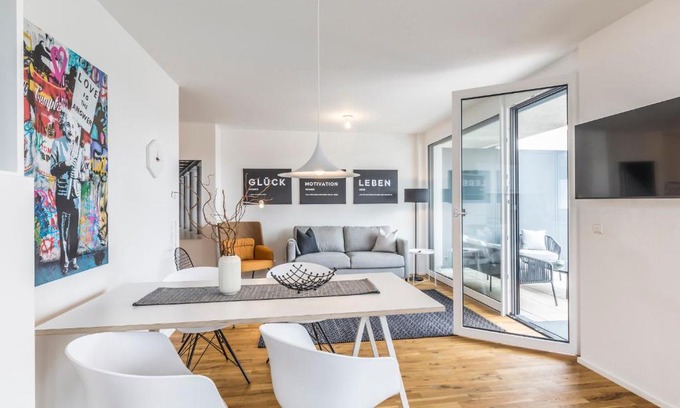 Bahlingen Apartment | Penthouse Ferienwohnung