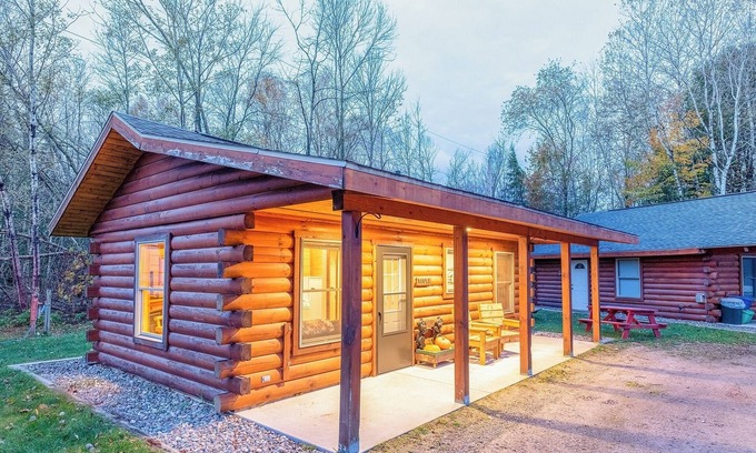 Mountain Cabin | Perfect for Couples, Pet Friendly, Bear Theme, Log Cabin, Fireplace