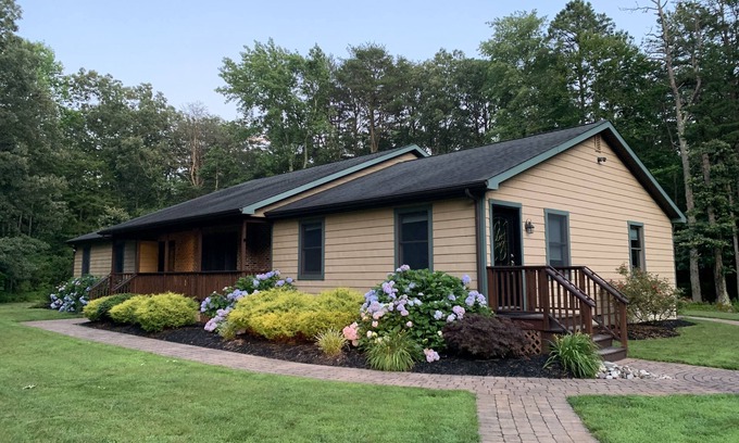Dennis Cabin | Perfect getaway for large families who love the woods and beach!