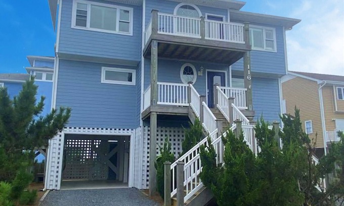 Village of Stump Sound House | Perfect Oceanview Home In North Topsail!n