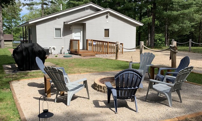 Crivitz Cottage | Perfect Summer Vacation Spot - Lake View, Boat Dock, Beach Area - 3 Bdrm, 2 Bath