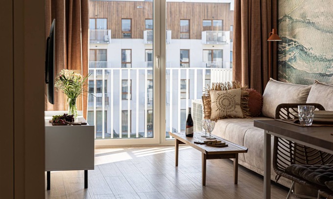 Gaski Apartment | Perla Komfort nad Morzem Taras z Widokiem Strefa SPA