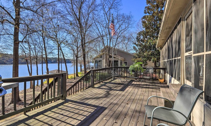 Eatonton House | Pet-Friendly Lake Sinclair Home w/Boat Dock!