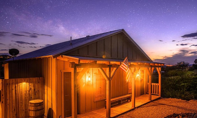 Tombstone Ski Chalet | -Pet Friendly- Miners Cabin #6 - King Bed with Private Balcony