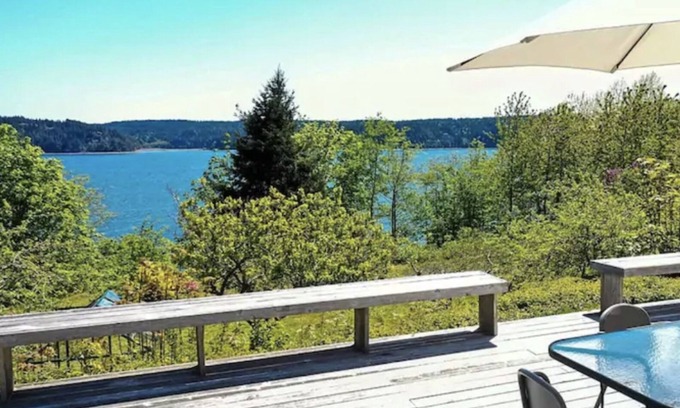 Lilliwaup House | Pet friendly! Modern Lilliwaup Home on 22 acr with view & beach access.