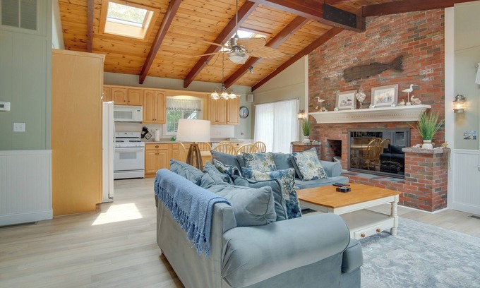 Silver Beach House | Ping-Pong Table, Beach Access: North Falmouth Home