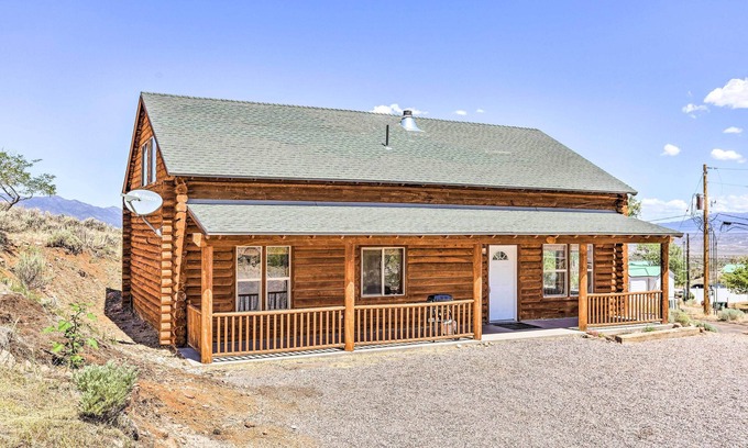 Pioche Cabin | Pioche Family Cabin w/View - Walk to Main St!