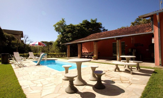 Franca House | Piscina e muito lazer em linda Chácara, Franca/SP