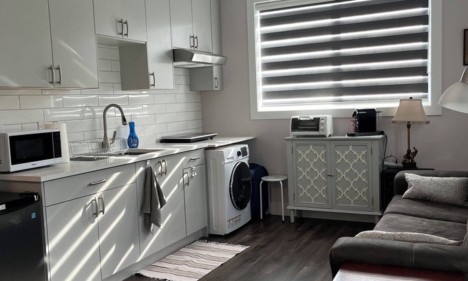 Mission Apartment | Place Near The River surrounded by mountains, hiking trails close to a park.