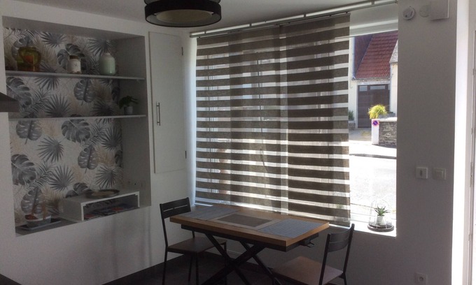 Octeville Apartment | Pleasant apartment with separate bedroom