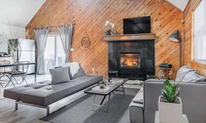 Long Pond House | Pocono Modern & Rustic | Firepit | Hot Tub