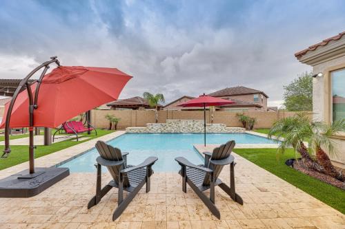 Queen Creek House | Poolside Relaxation Queen Creek Oasis!