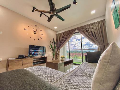 Kampung Kuala Pari Apartment | PoolView Waterpark 300Mbps Ipoh Homestay Manhattan Condo 4-7pax 3bedroom Station 18 pengkalan