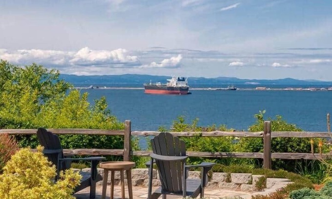 Port Angeles House | Port Angeles Mid Century Ocean Lookout