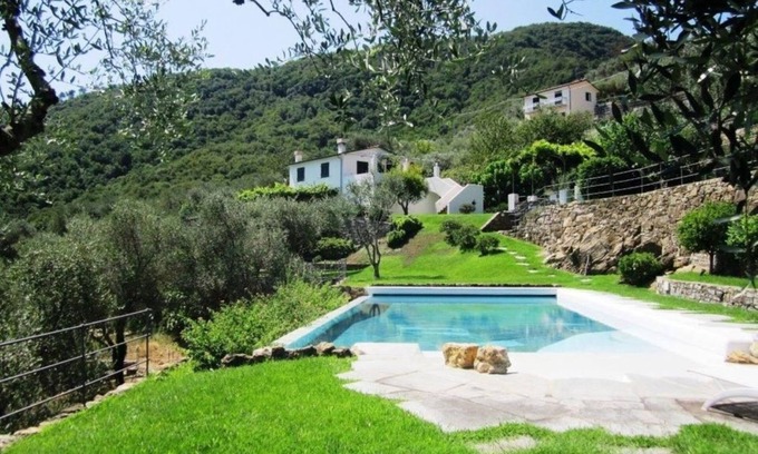 San Lorenzo della Costa Villa | Portofino Coast, sea view & pool