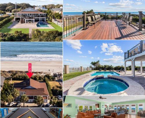 Golden Mile House | ﻿Posh Ocean Front: Huge Private Pool, Yard, Spa, Patio & Deck, BBQ, Game Room with 4 En-Suite Bathrooms