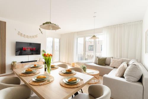 Kleinzschocher Apartment | Premium-Apartment mit Balkon - Perfekt für Familien, Gruppen und Geschäftsreisende - ZAYA STAYS