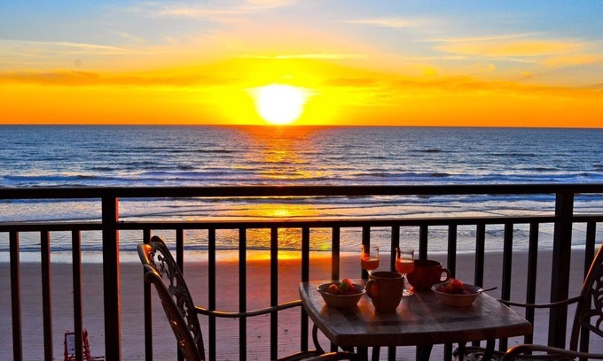 New Smyrna Beach Condo | Premium Oceanfront Condo, Private Balcony & Beach, 130 straight 5 Star reviews