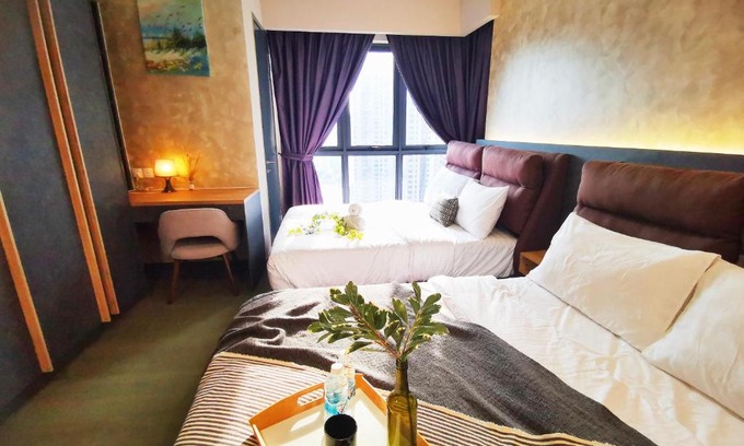 Mont Kiara Apartment | Prestige Ooak 163 Mall & Arcoris Mont Kiara-4Pax
