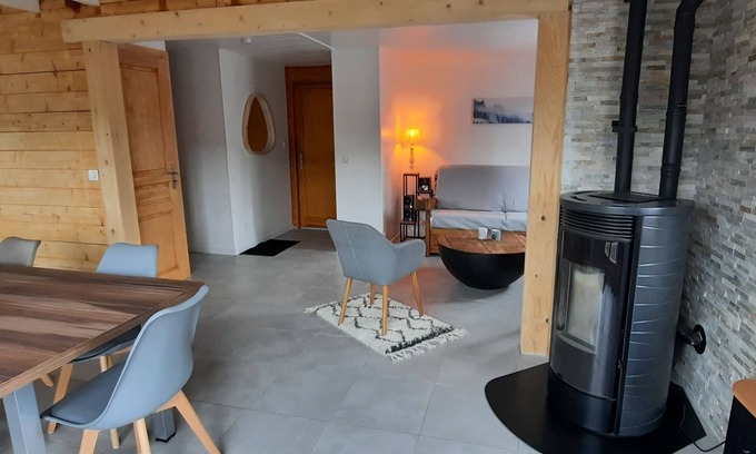 Xonrupt-Longemer Ski Chalet | Pretty chalet close to Lake Longemer