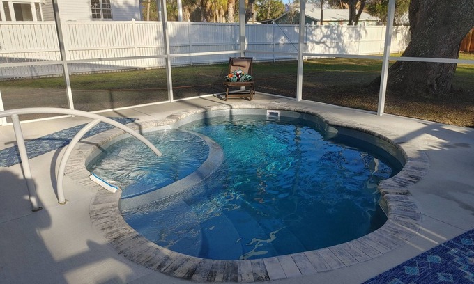 Tybee Island House | Private Cottage W/Spa and Pool.nFall rates are GREAT!nSpa only after Nov 1st