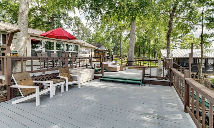 Andalusia House | Private Dock + Fire Pit: Gantt Lake Getaway!