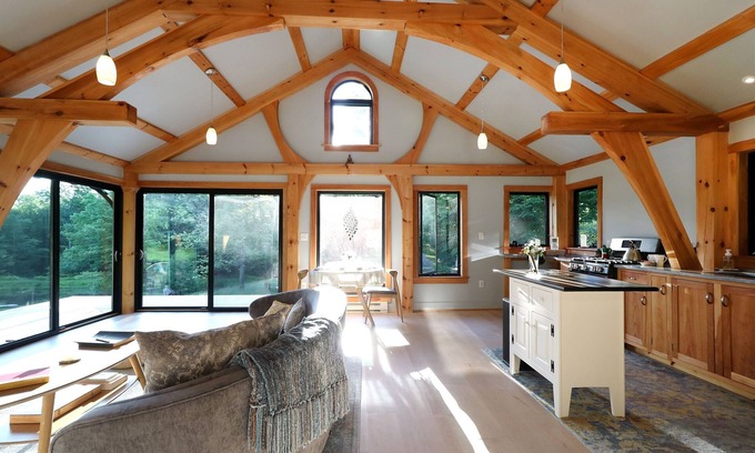 Spring Mills Cottage | Private Escape: Gorgeous Cabin on 20 acres overlooking pond.