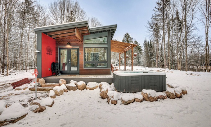Eagle River House | Private Hot Tub: Waterfront Home along Eagle River