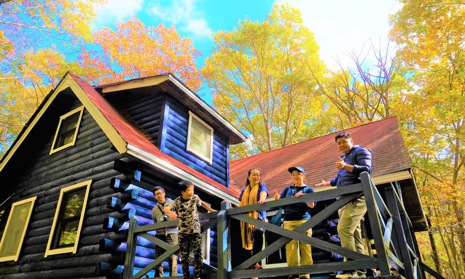 Nasu Cabin | Private Log Cabin-Perfect for families, large groups, Parties are welcome!