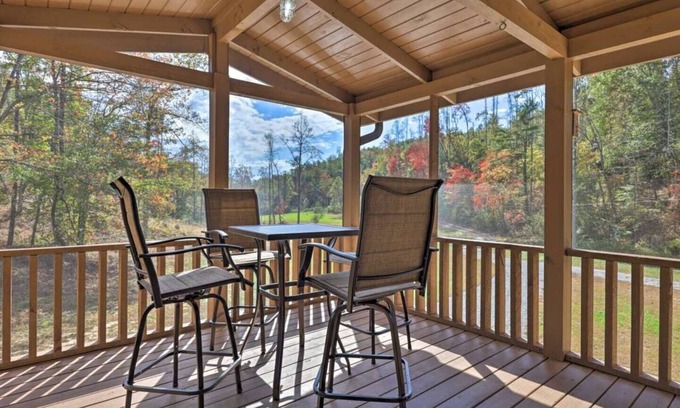 Purlear Cabin | Private Mountain Escape W/Hot Tub, Creekside