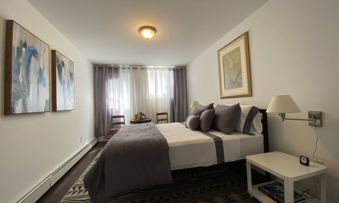 Ridge Apartment | Private One Bedroom Apartment with full kitchen, living room and full bath.
