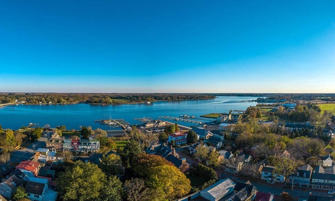 Chestertown House | Private pier and pool at this waterfront Chestertown home