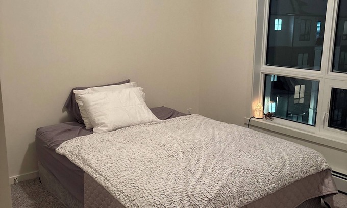 Southeast Calgary Condo | Private room in new condo with Large Washroom, Kitchen, Living Room and Balconey