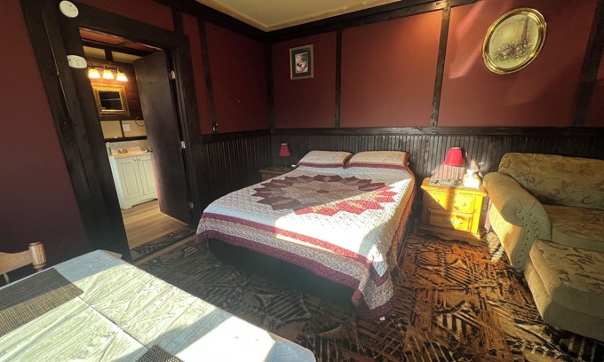 Island Falls Apartment | Private Room With Pub Lounge on Site!