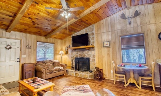 Cosby Cabin | Private - Spacious- Creek Lined Cabin