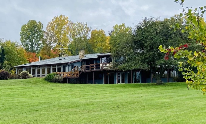 Schuyler Falls House | Private, spacious Adirondack Region home with view, perfect for family reunions!