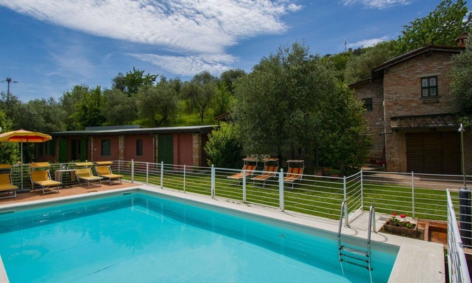 Pieve a Nievole Villa | Private Villa with private pool, hot tub, A/C, internet, TV, patio, panoramic view, parking