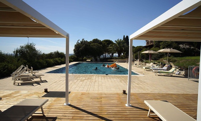 Scarlino Villa | Private Villa with A/C, private pool, WIFI, TV, terrace, pets allowed, panoramic view, parking