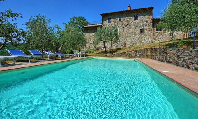 Greve in Chianti Villa | Private Villa with WIFI, private pool, TV, panoramic view, parking, close to Greve In Chianti