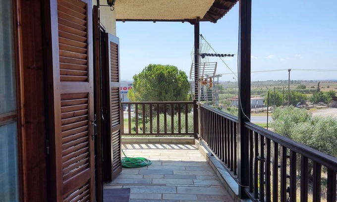 Psakoudia Apartment | Psakoudia old olive trees apartment 50 m2 with 2 bedrooms and sea view