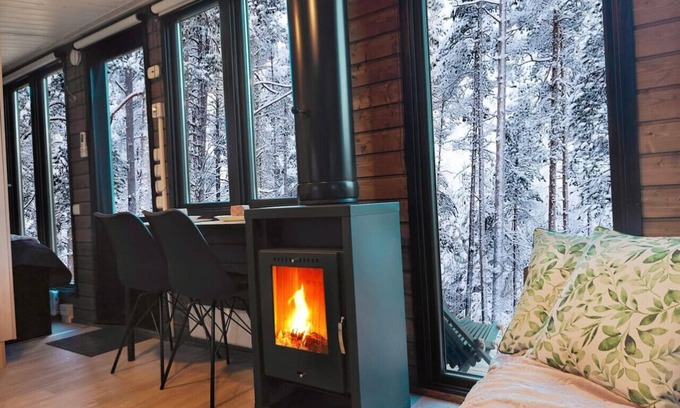 Kolari Cottage | PUOLUKKA|Sauna|Fireplace|WiFi|BBQ|Nature|Ski 200M