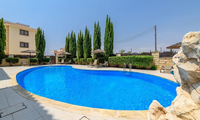 Pyla Apartment | Pyla - Beautiful Private Roof Top Terrace overlooking Pool, coastal & mountains